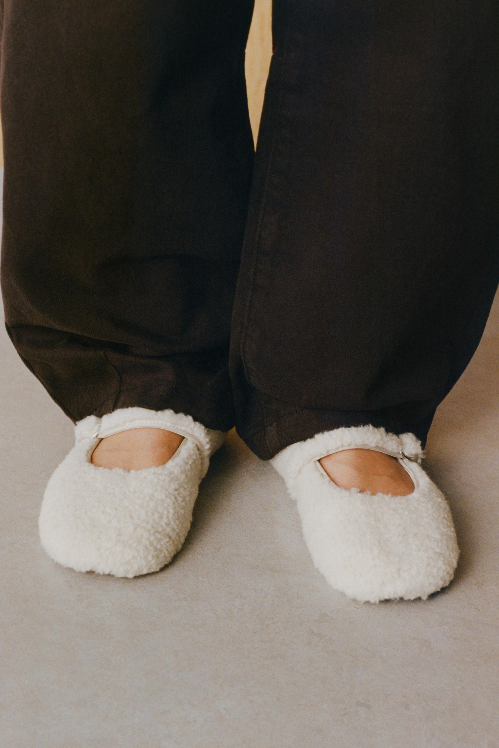 BALLERINES EFFET MOUTON