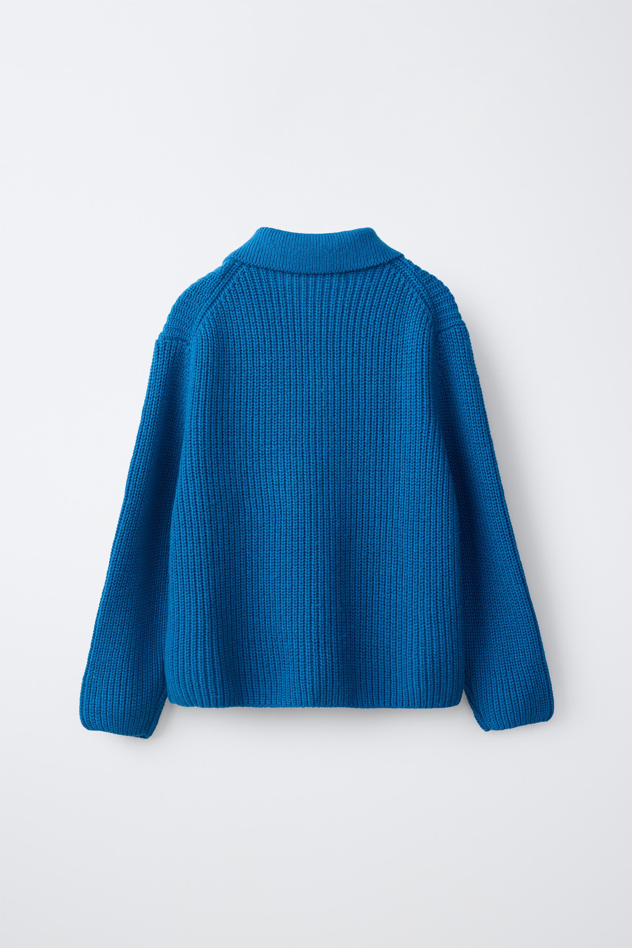 STORIESZ - GILET EN MAILLE AVEC COTON ET LAINE