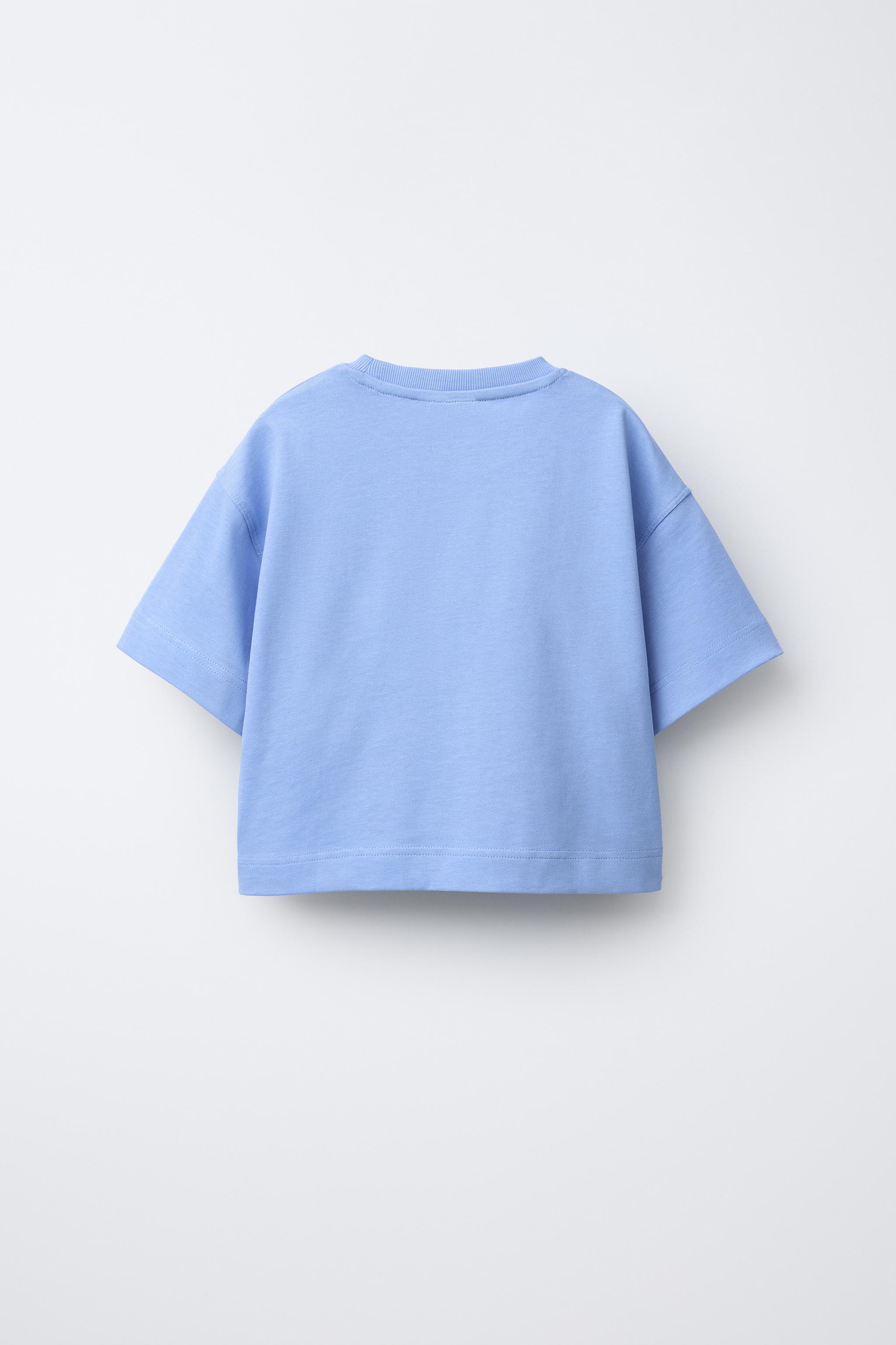 CAMISETA HEAVY WEIGHT LISA - Azul | ZARA Chile