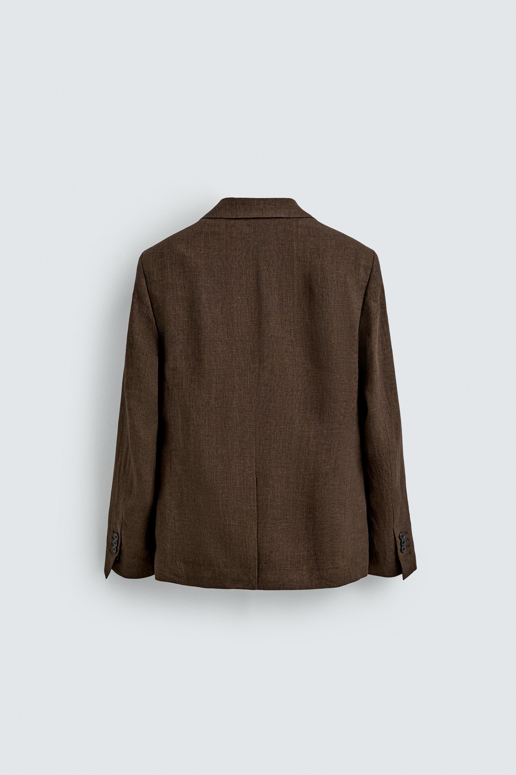 100% LINEN SUIT JACKET