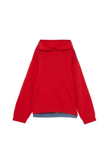 CONTRASTING OVERSIZED SWEATSHIRT
