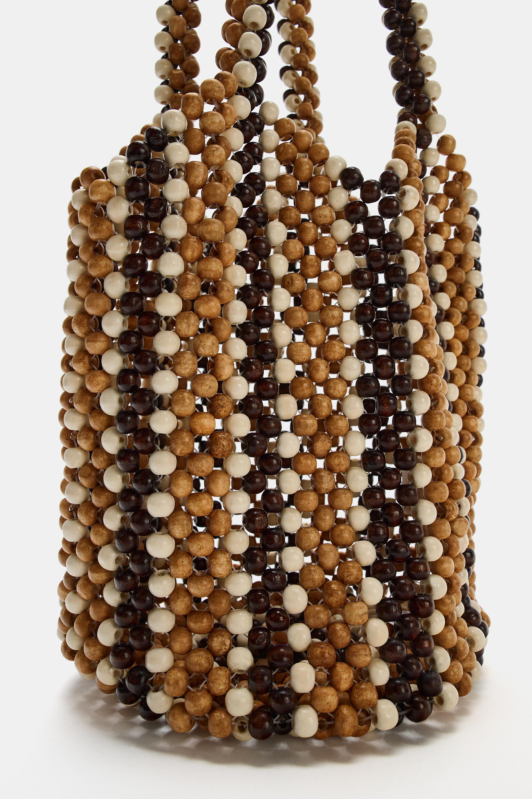 BEADED SHOULDER BAG