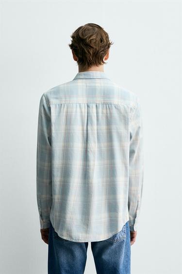 CHEMISE EN DENIM LÉGER AARON LEVINE X ZARA - Bleu clair de Zara - Image 2