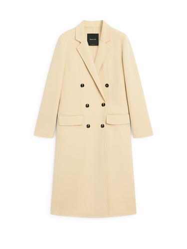 Manteau long croisé en laine mélangée - 319 de Zara