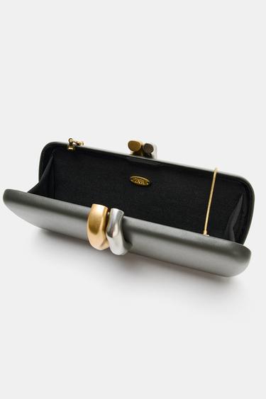 METAL DETAIL HARD CASE - Grey by Zara - Image 5