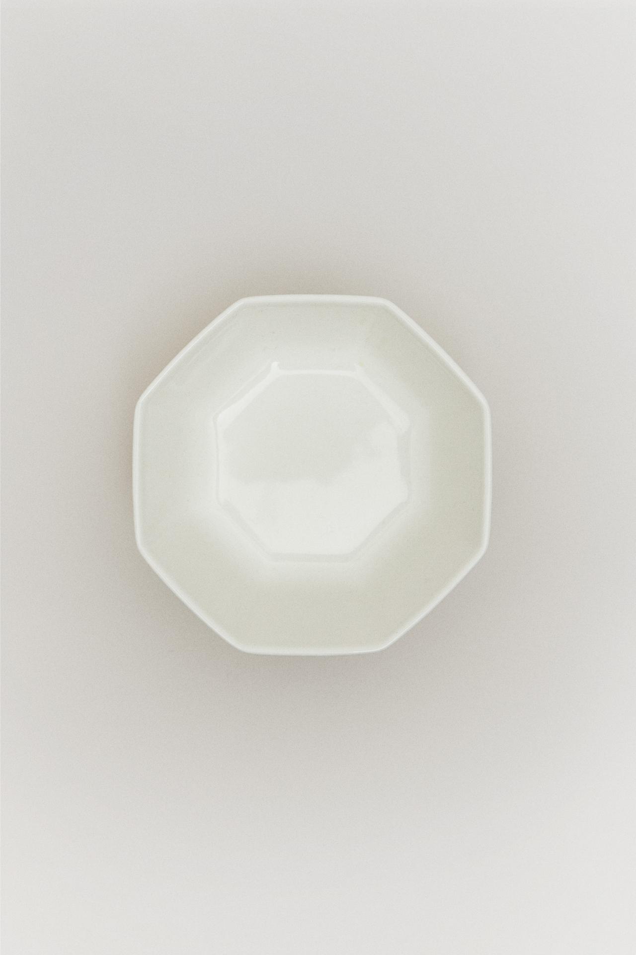 THE SKY OCTAGONAL MINI BOWL — White