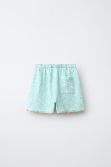 2-6 YEARS / TEXTURED PYJAMA WITH POCKET - Sea green by Zara - Image 4