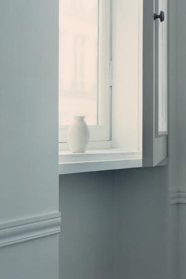 Zara STONEWARE VASE - Ecru
