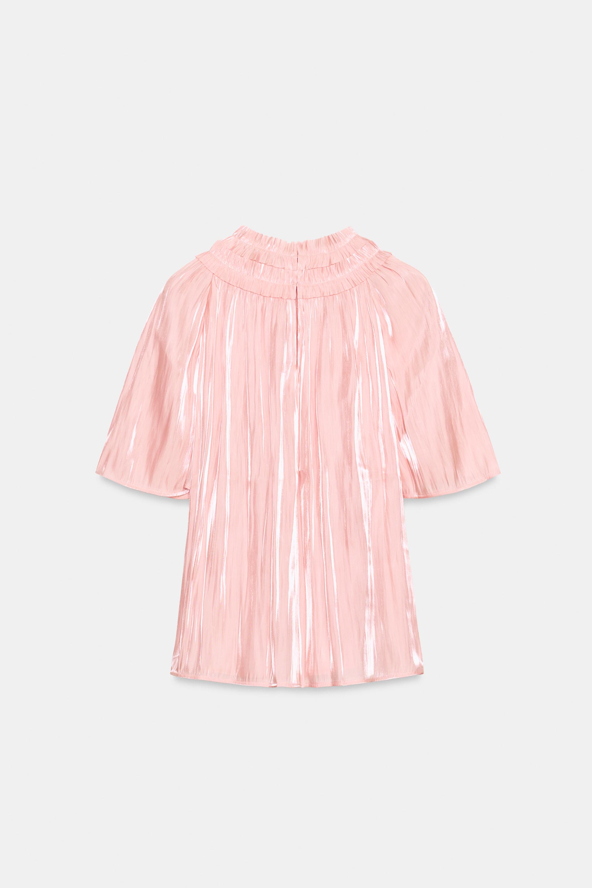 SHIMMER-EFFECT BLOUSE