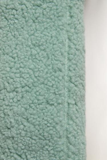 LETTER I CHILDREN’S CUSHION - Light green by Zara - Image 2