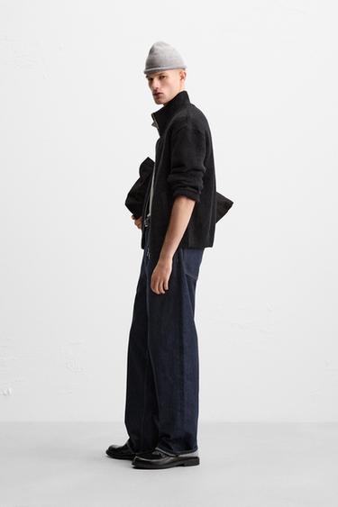 ZIP-UP CARDIGAN - Black by Zara - Image 3
