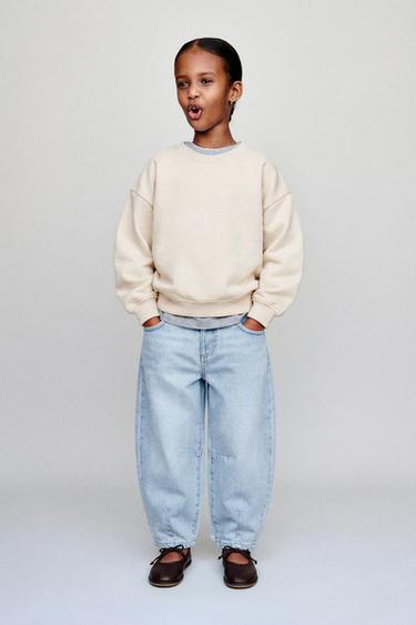 JEANS BARREL - Azul claro de Zara