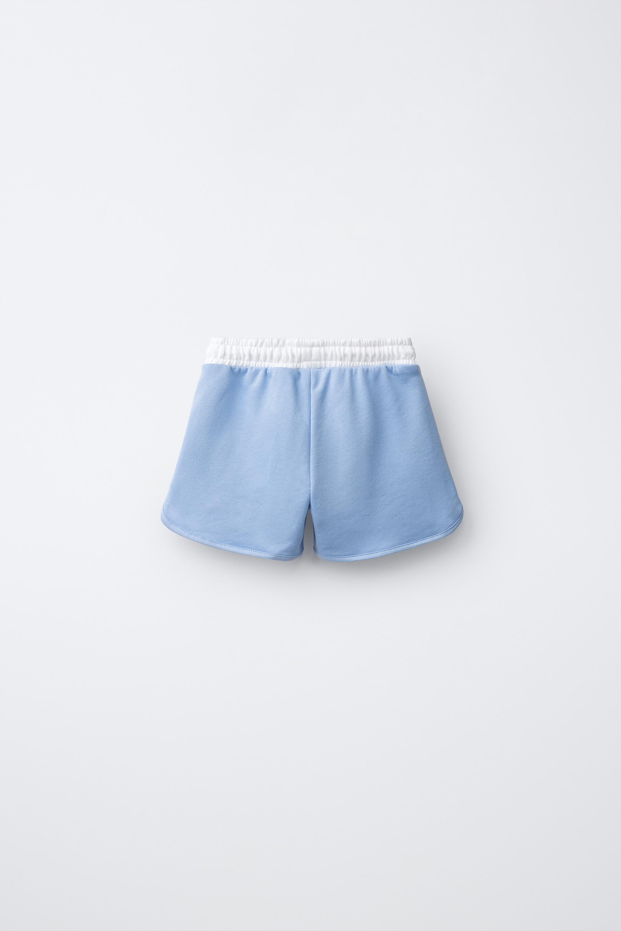ARGENTINA PRINT SHORTS — Blue