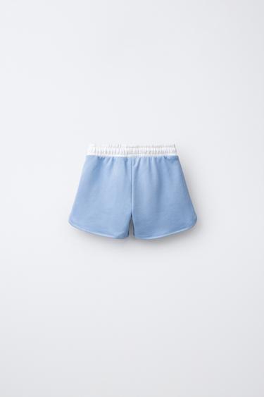 SHORT IMPRIMÉ ARGENTINE - Bleu de Zara - Image 1