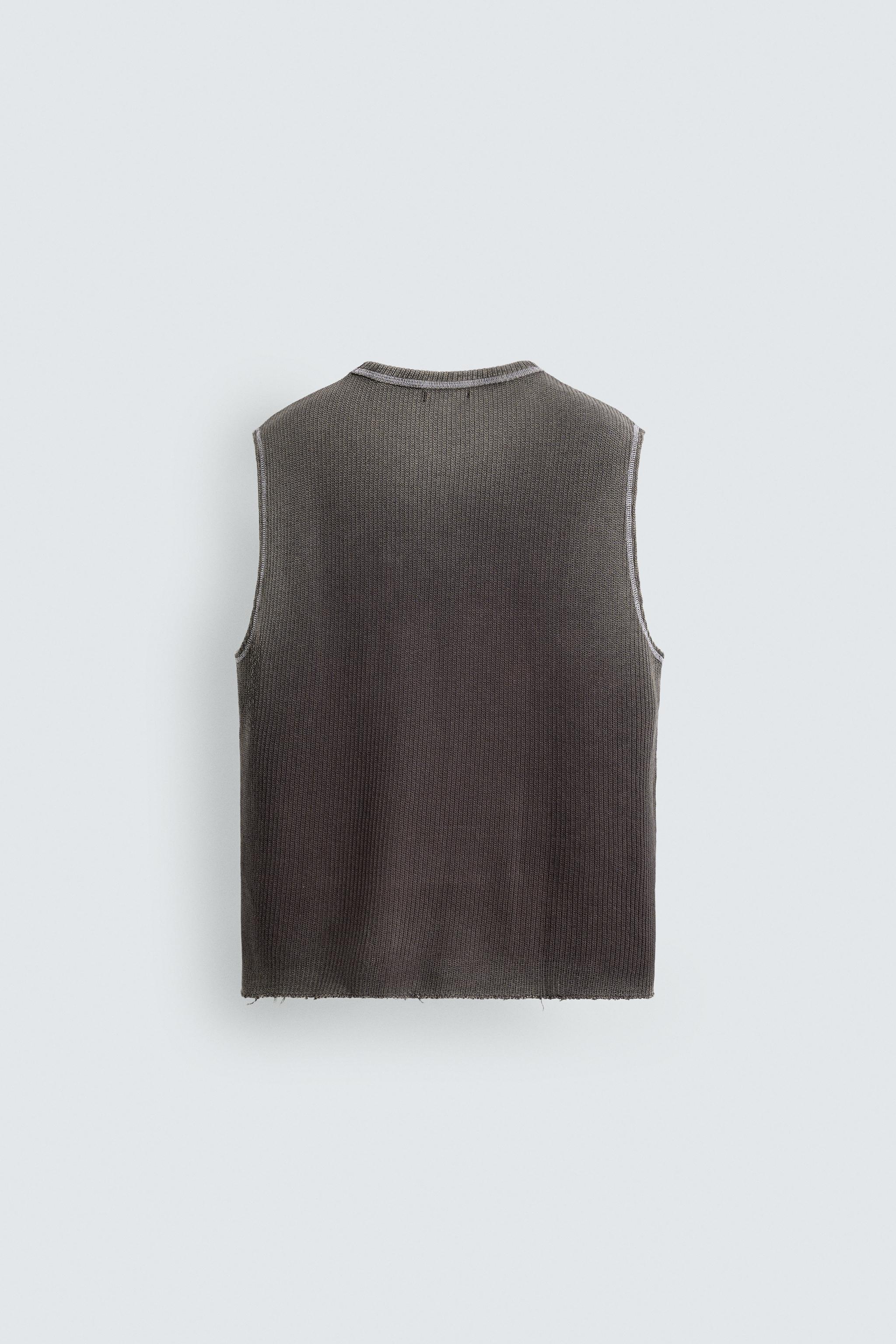WASHED KNIT TANK TOP