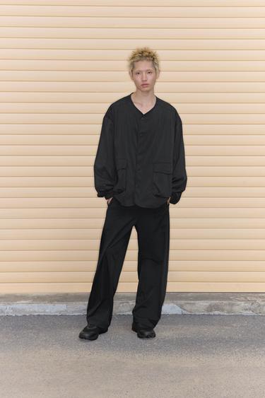 TECHNICAL JACKET WITH POCKETS - Black by Zara