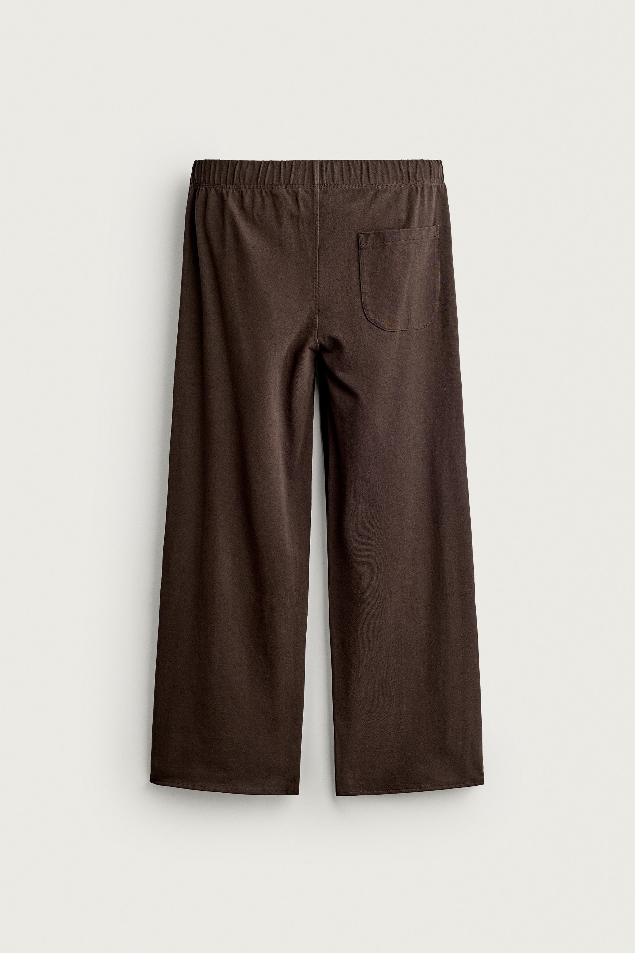Zara RELAXED FIT JOGGING PANTOLON görsel 6