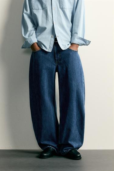 BALLOON FIT JEANS - Blue by Zara