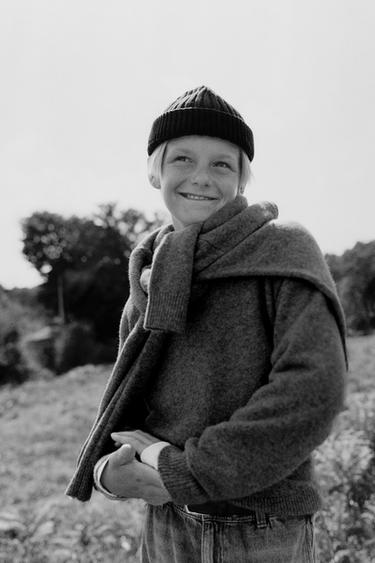 PULL 100 % CACHEMIRE - Anthracite foncé de Zara