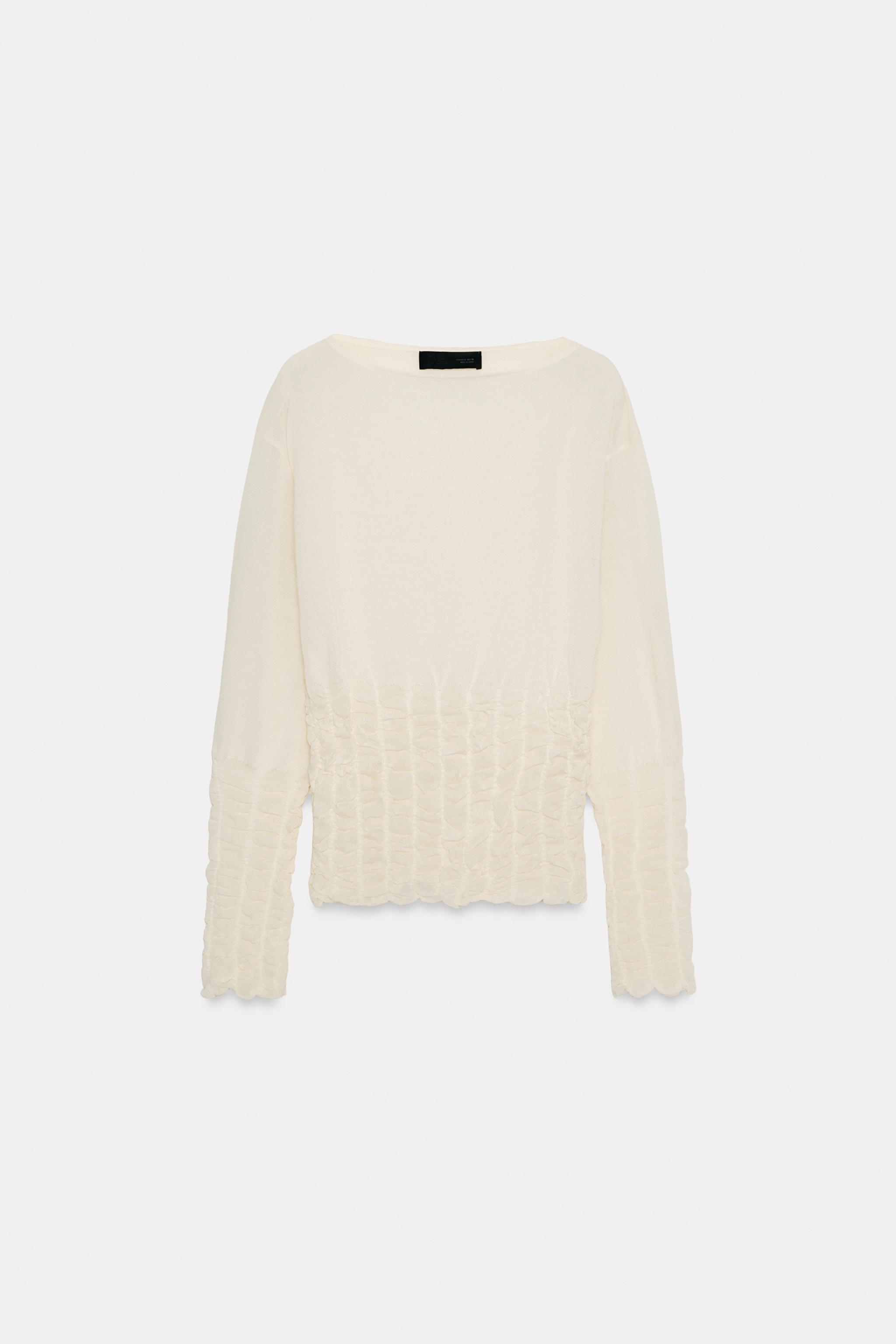 KNIT HONEYCOMB JUMPER