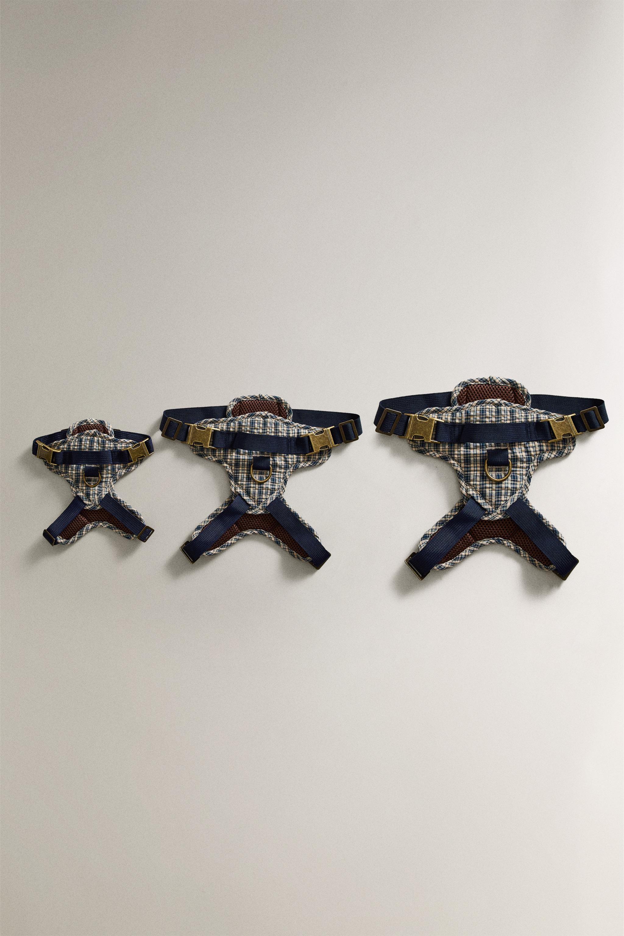 GINGHAM PET HARNESS