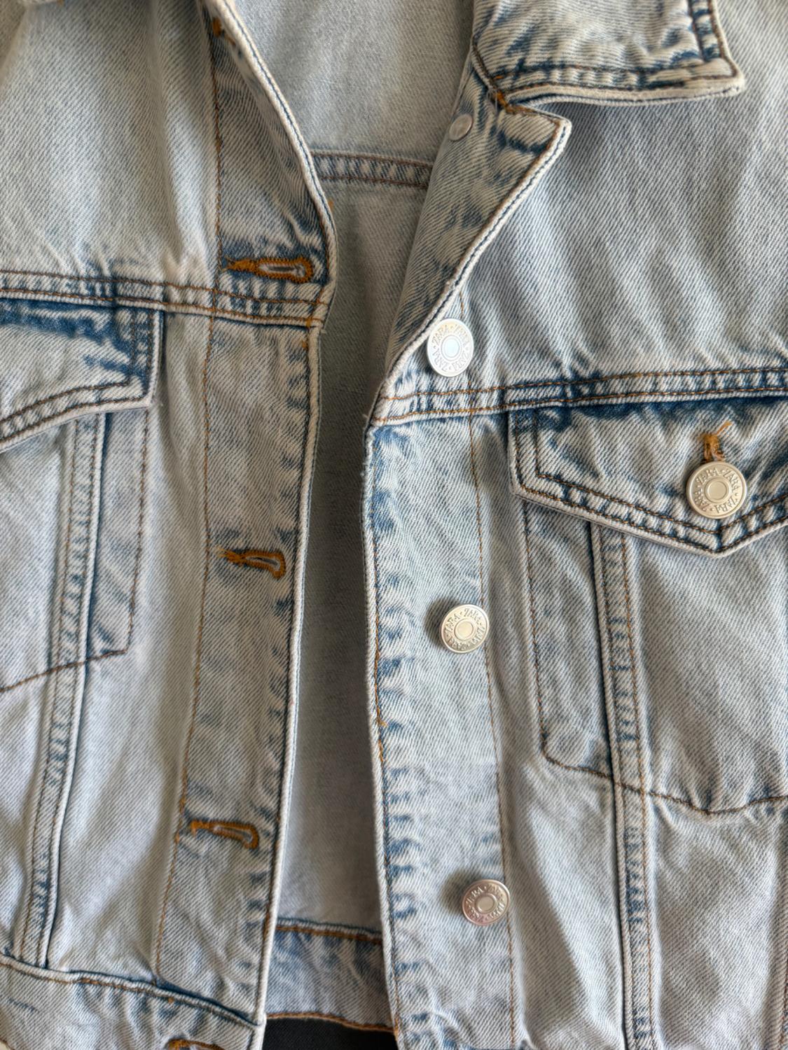 CHALECO DENIM Z1975 SNOW WASH - Image 4