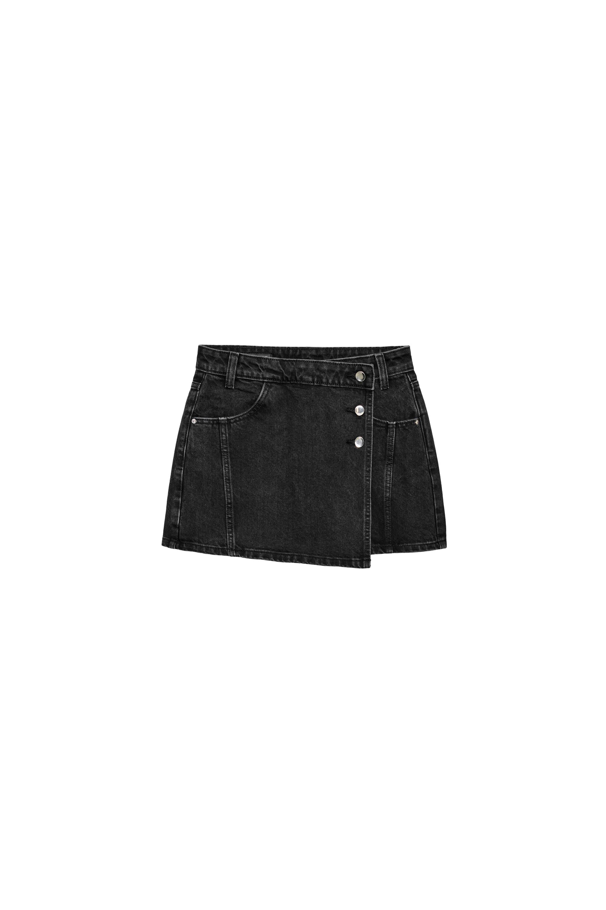 Z1975 WRAP DENIM SKORT