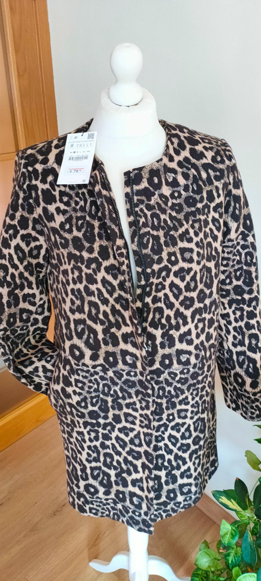 LEOPARD PRINT JACQUARD COAT - Image 5