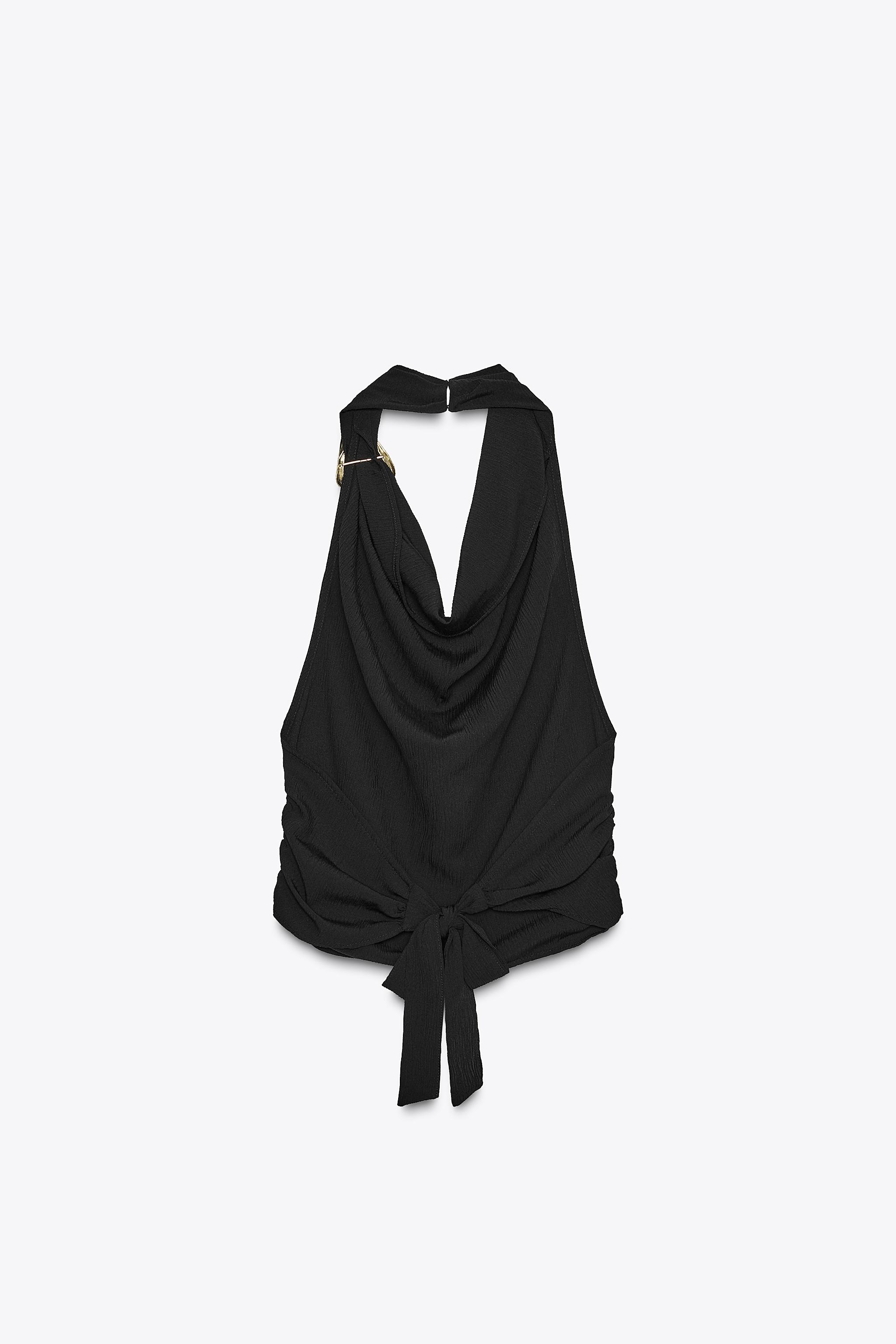 HALTER TOP WITH HARDWARE