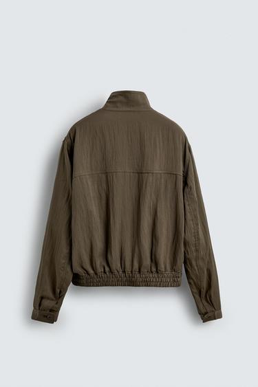 VESTE FLUIDE COUPE DÉCONTRACTÉE - Verdâtre de Zara - Image 7