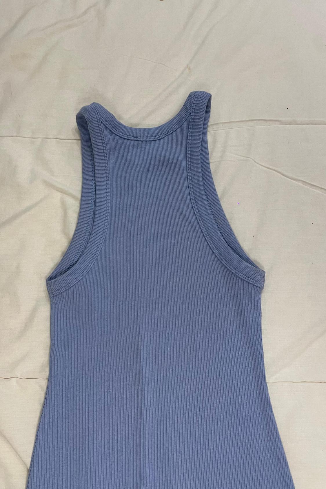 VESTIDO RIB AZUL - Image 3