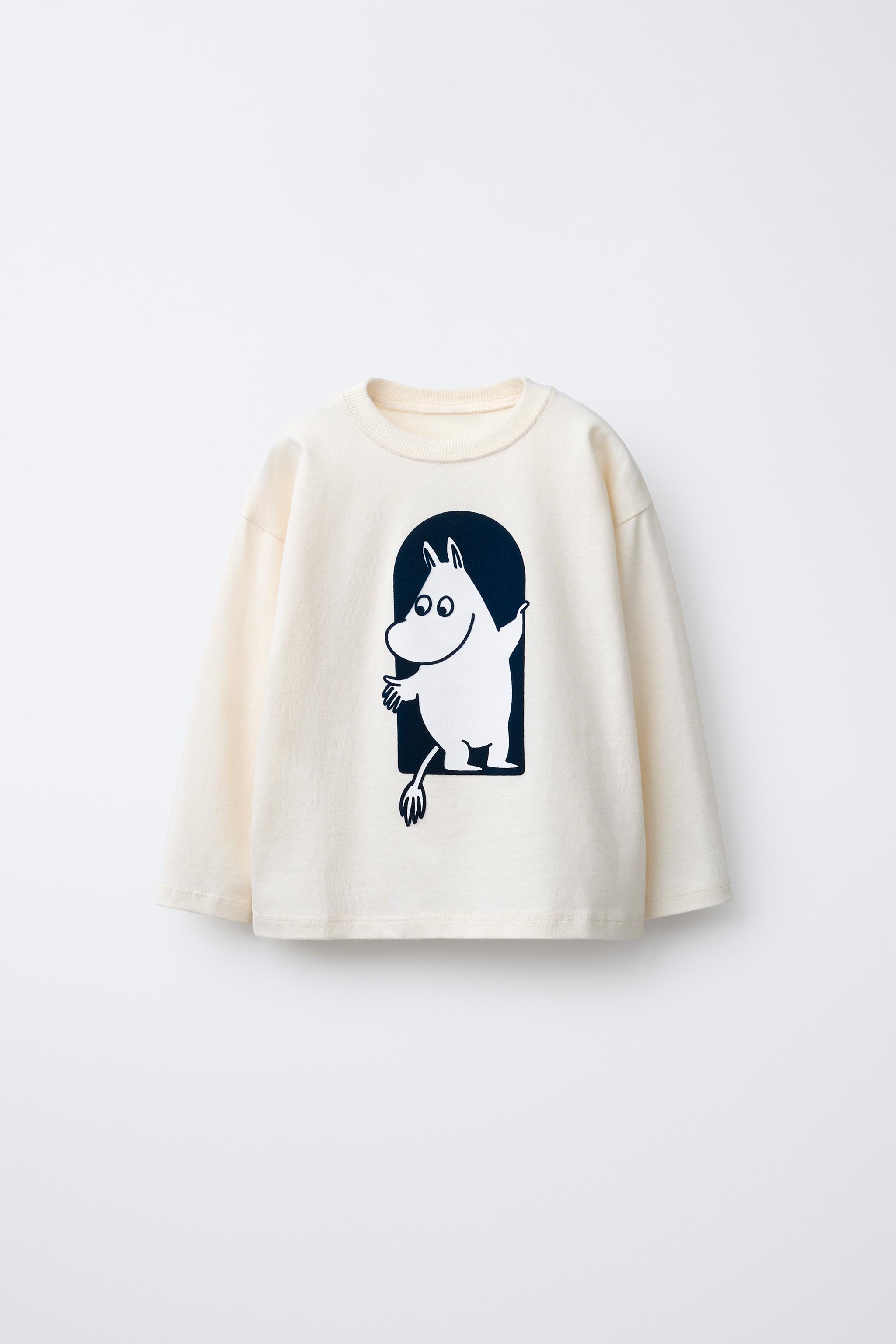 T-SHIRT IMPRIMÉ FLOQUÉ MOOMIN ©