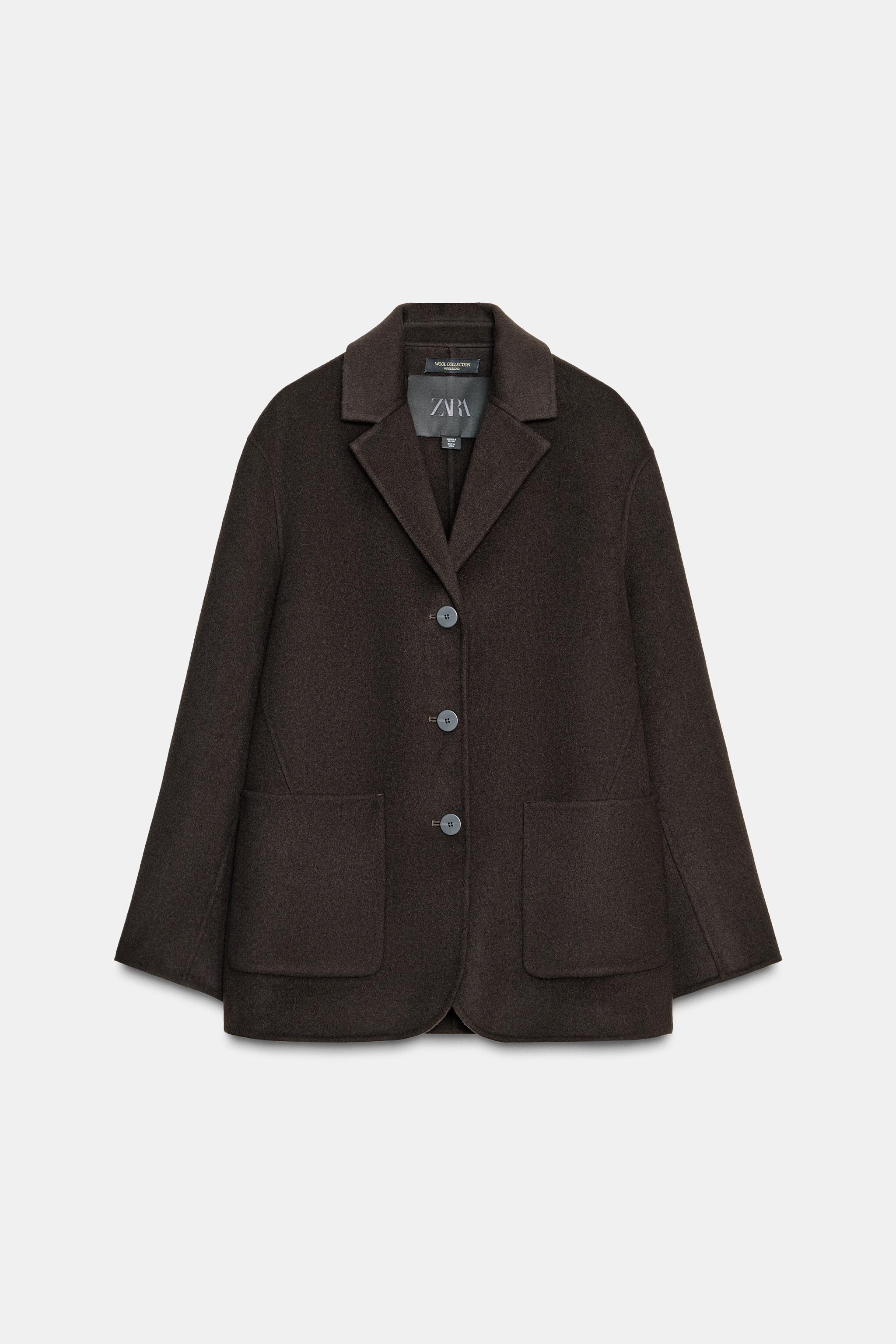 イギリス ZARA 綺麗色リネンジャケットアウタープレゼント♡ スペイン発送 ZARA ボックスフィットチェックジャケット 最新作