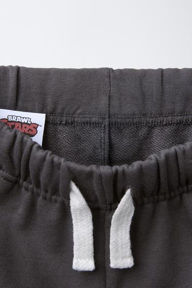 BRAWL STARS © SUPERCELL OY PLUSH BERMUDA SHORTS - Anthracite grey by Zara - Image 2