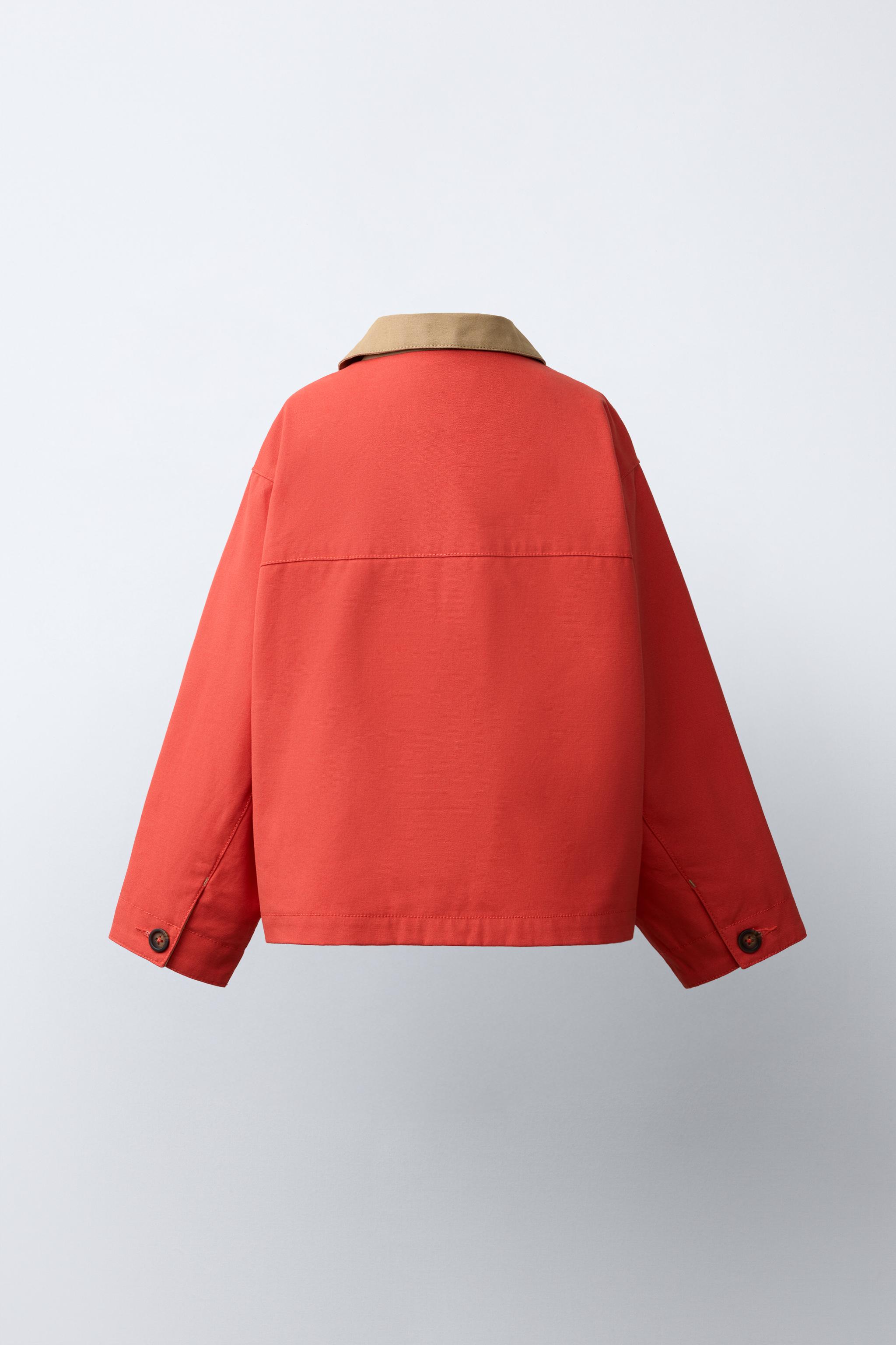 Детские куртки Zara EMBROIDERED MICKEY MOUSE © DISNEY CANVAS JACKET — фото 5