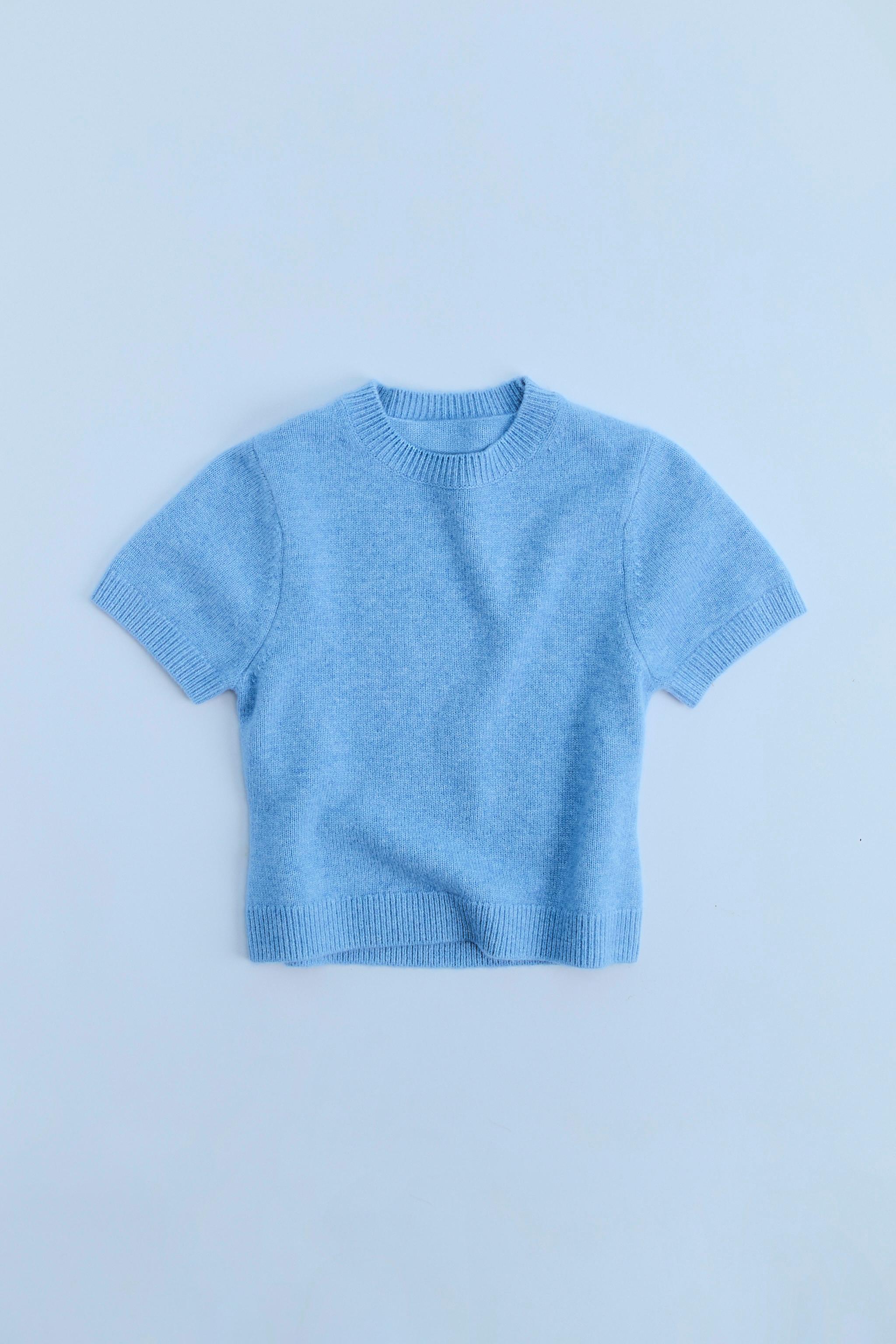 WOOL AND CASHMERE BLEND KNIT SWEATER