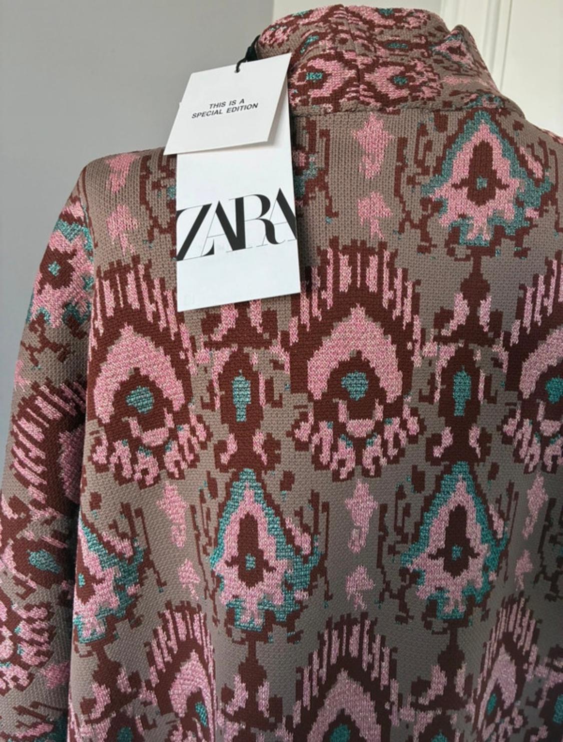 JACQUARD KNIT KIMONO COAT - SPECIAL EDITION - Image 6