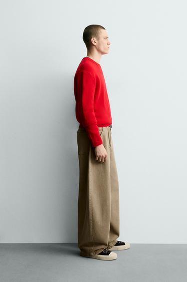 BALLOON FIT JEANS - Sand by Zara - Image 3