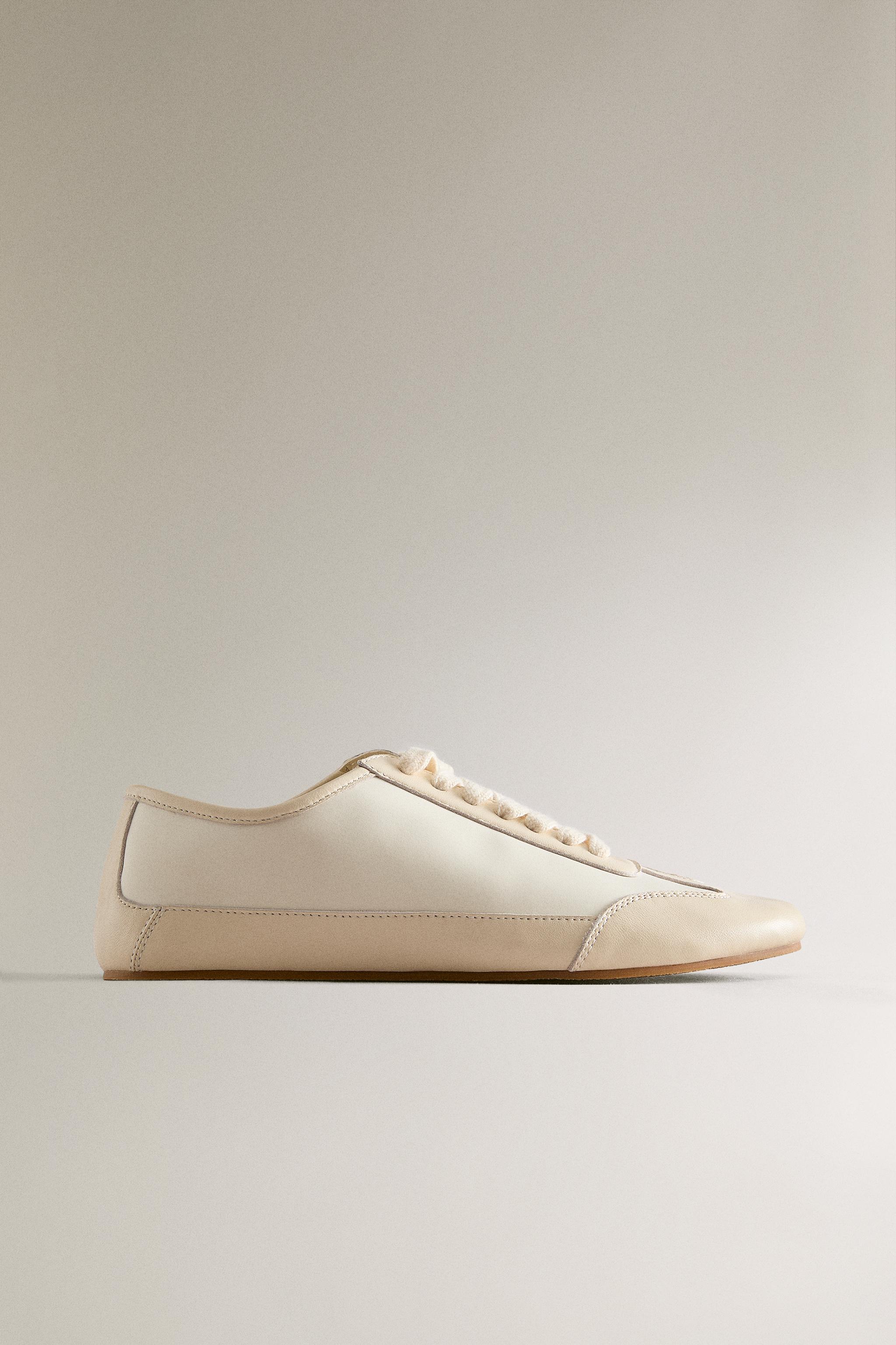 Обувь Zara LEATHER SPORTS SHOE