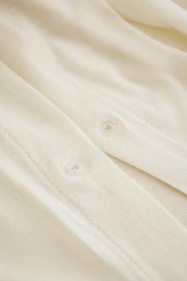 (140 GXM²) COTTON JERSEY FITTED SHEET | 30 CM HIGH - Sand by Zara - Image 4