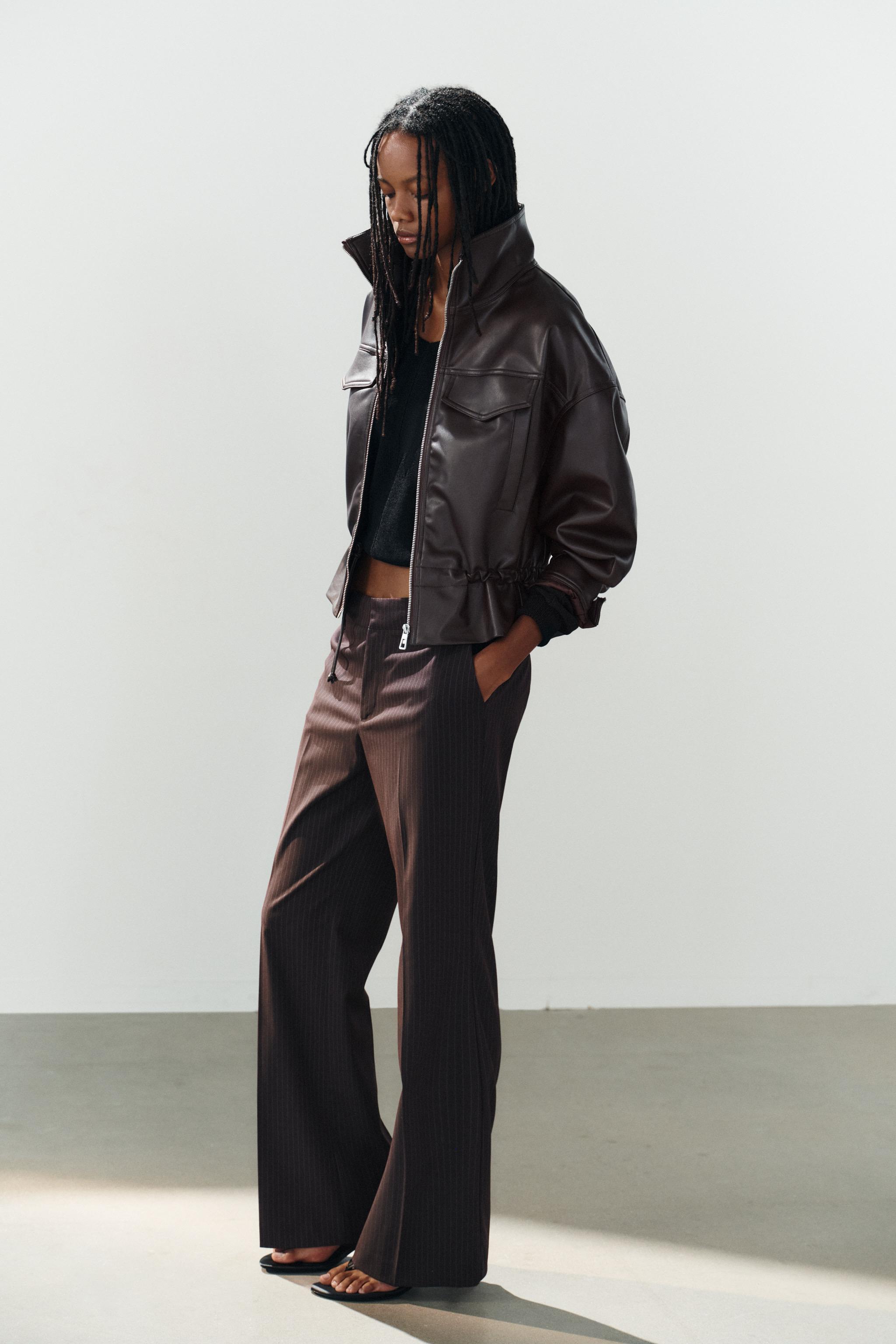 PANTALON DROIT TAILLE BASSE