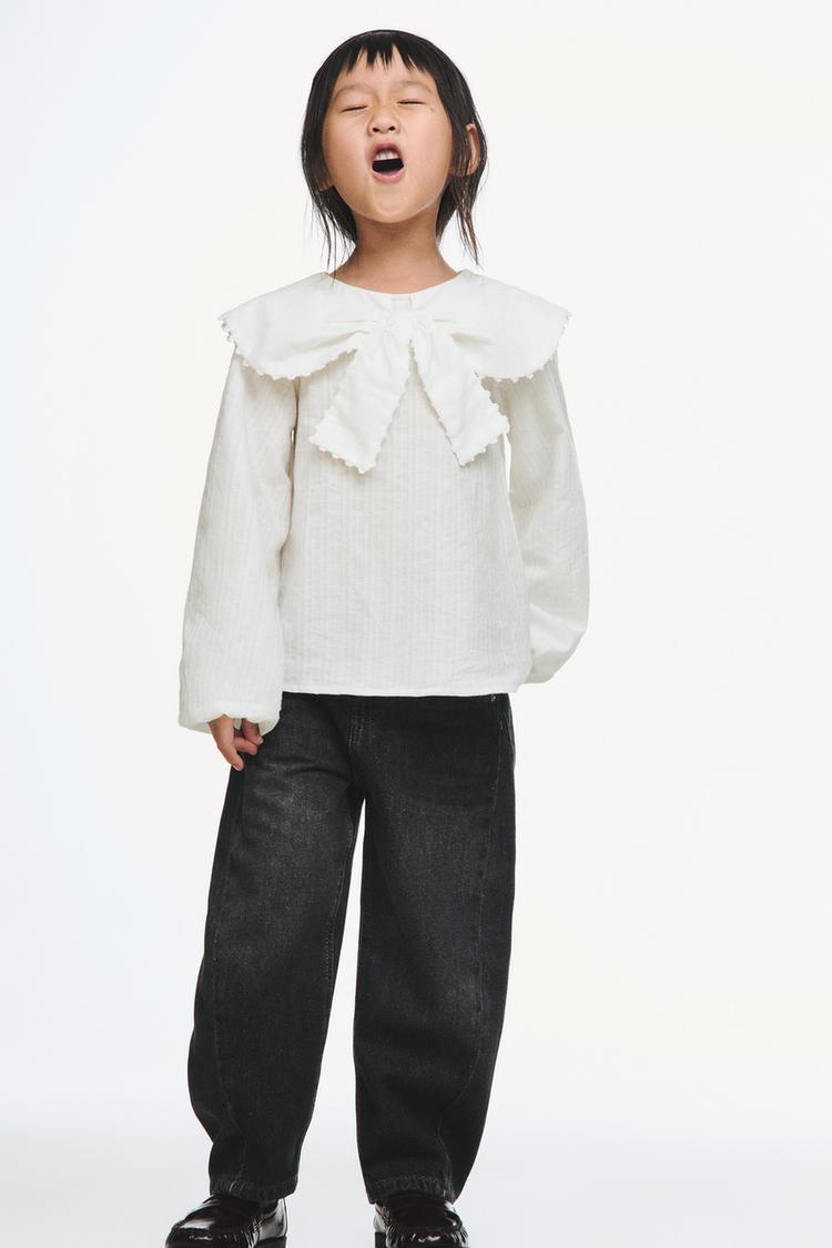 PLUMETI PETER PAN COLLAR SHIRT — White