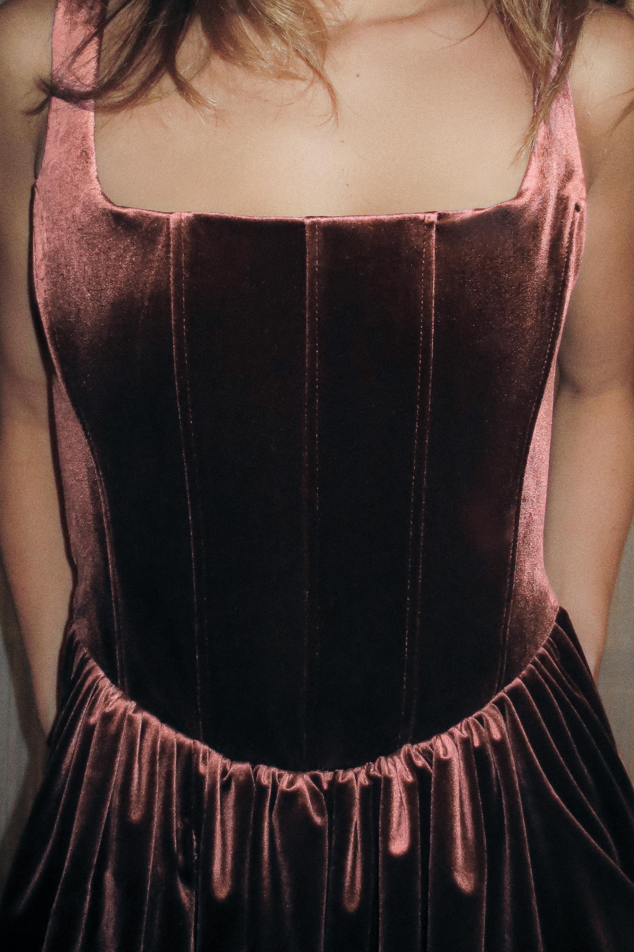 Robe grenat zara sales