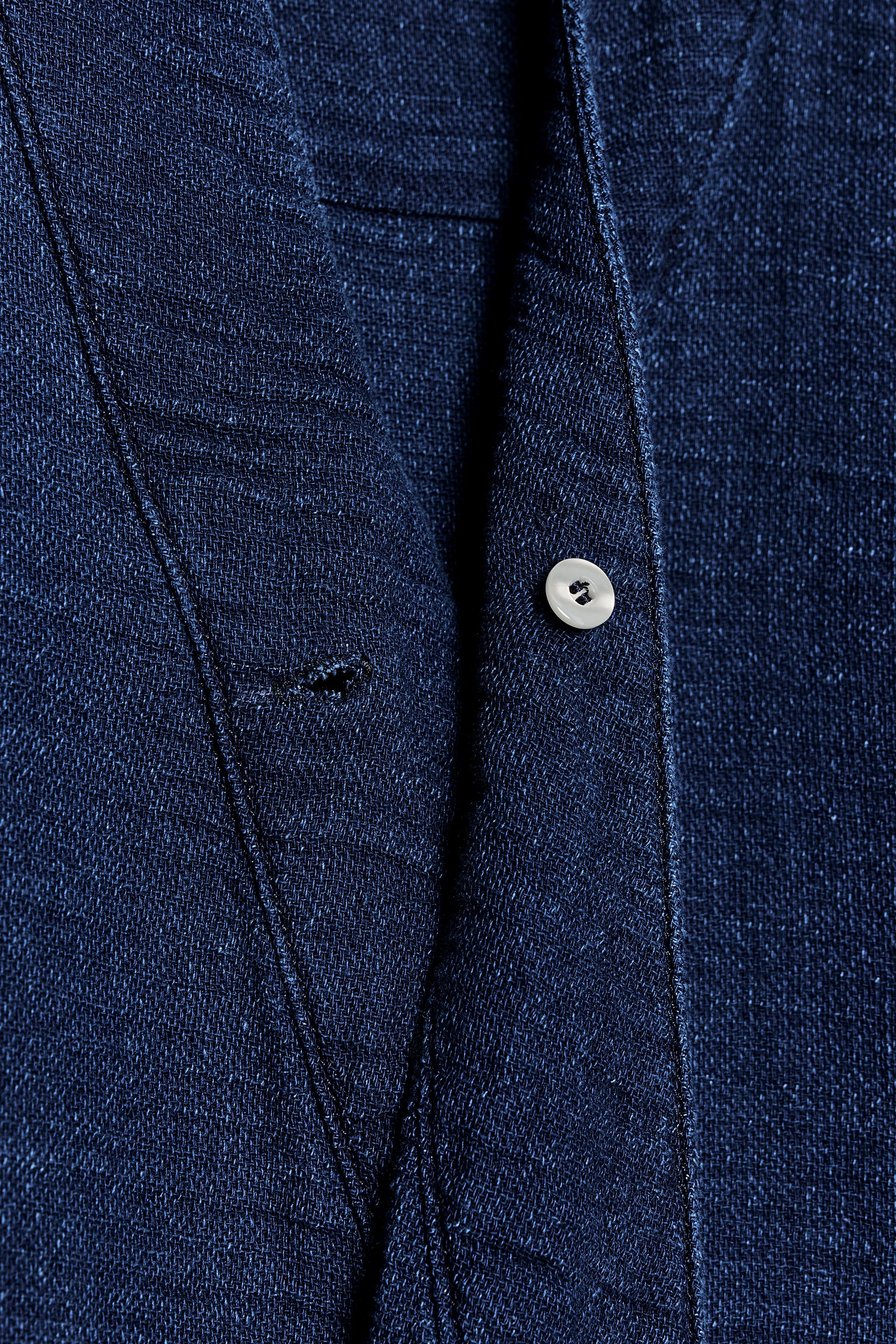 ZARA デニム ラップキモノ X FANGLU LIN 1889/630 WRAP DENIM KIMONO X FANGLU LIN - Blue | ZARA United States