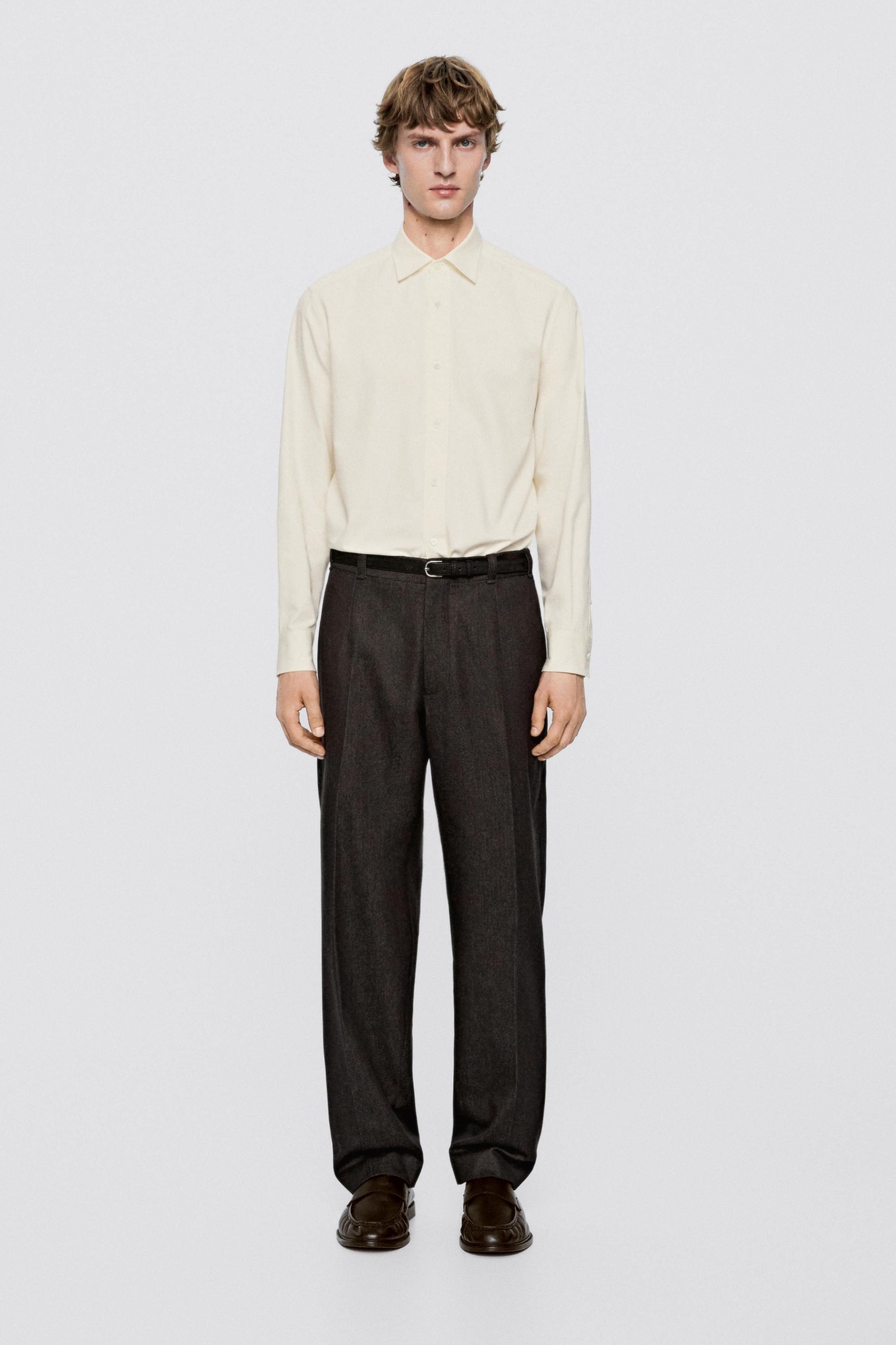 Regular fit cotton blend shirt - LIMITED EDITION
