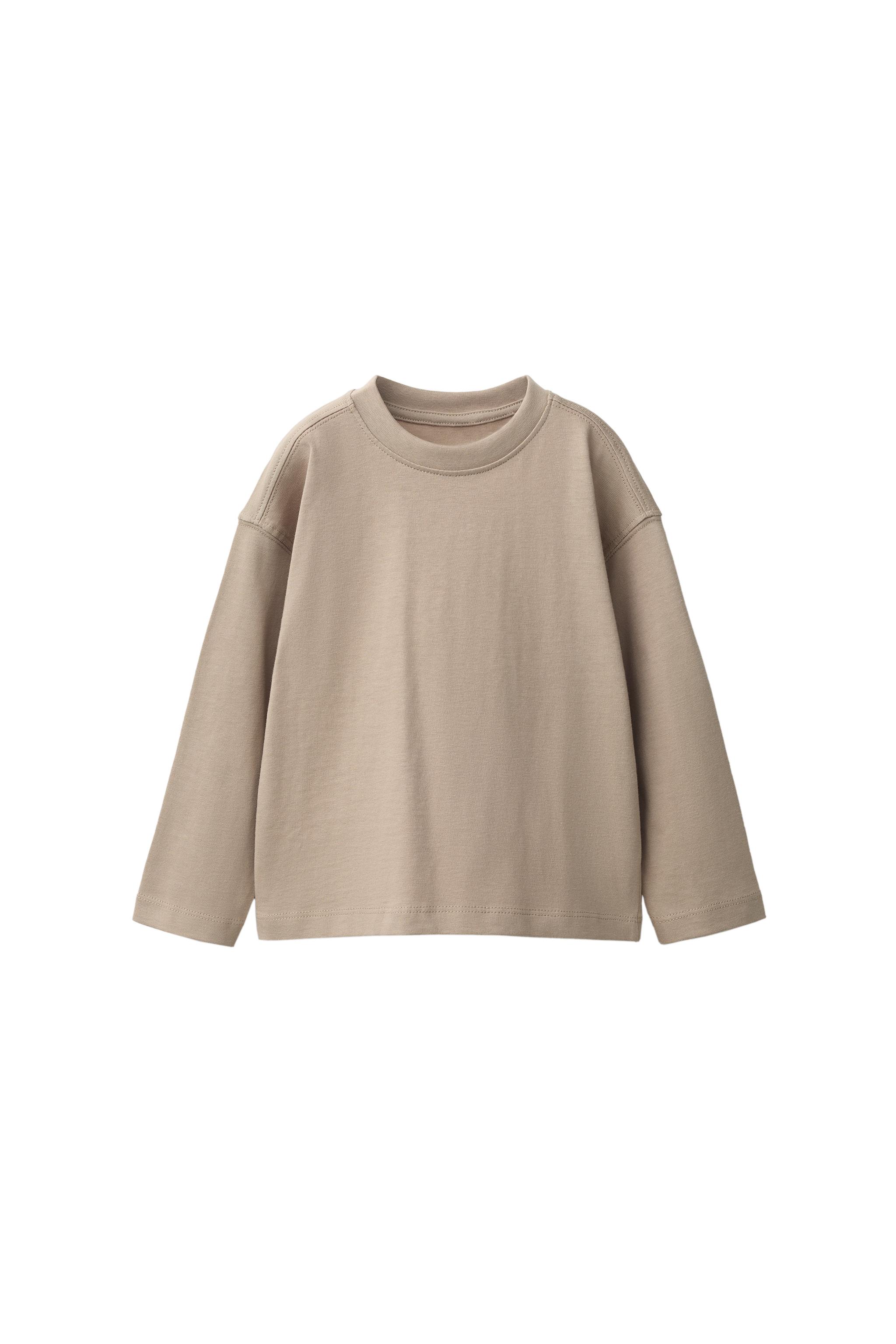 PLAIN T-SHIRT — Brown / Taupe