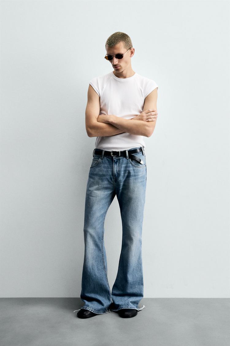FLARE FIT JEANS Light blue ZARA United States1