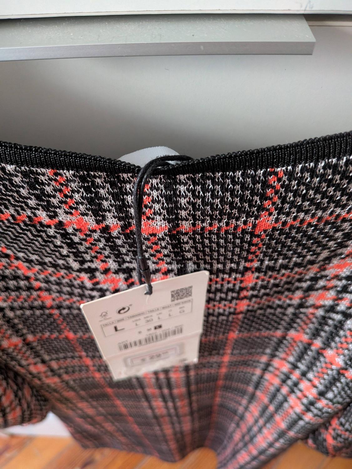 KNIT CHECK DRESS - Image 3