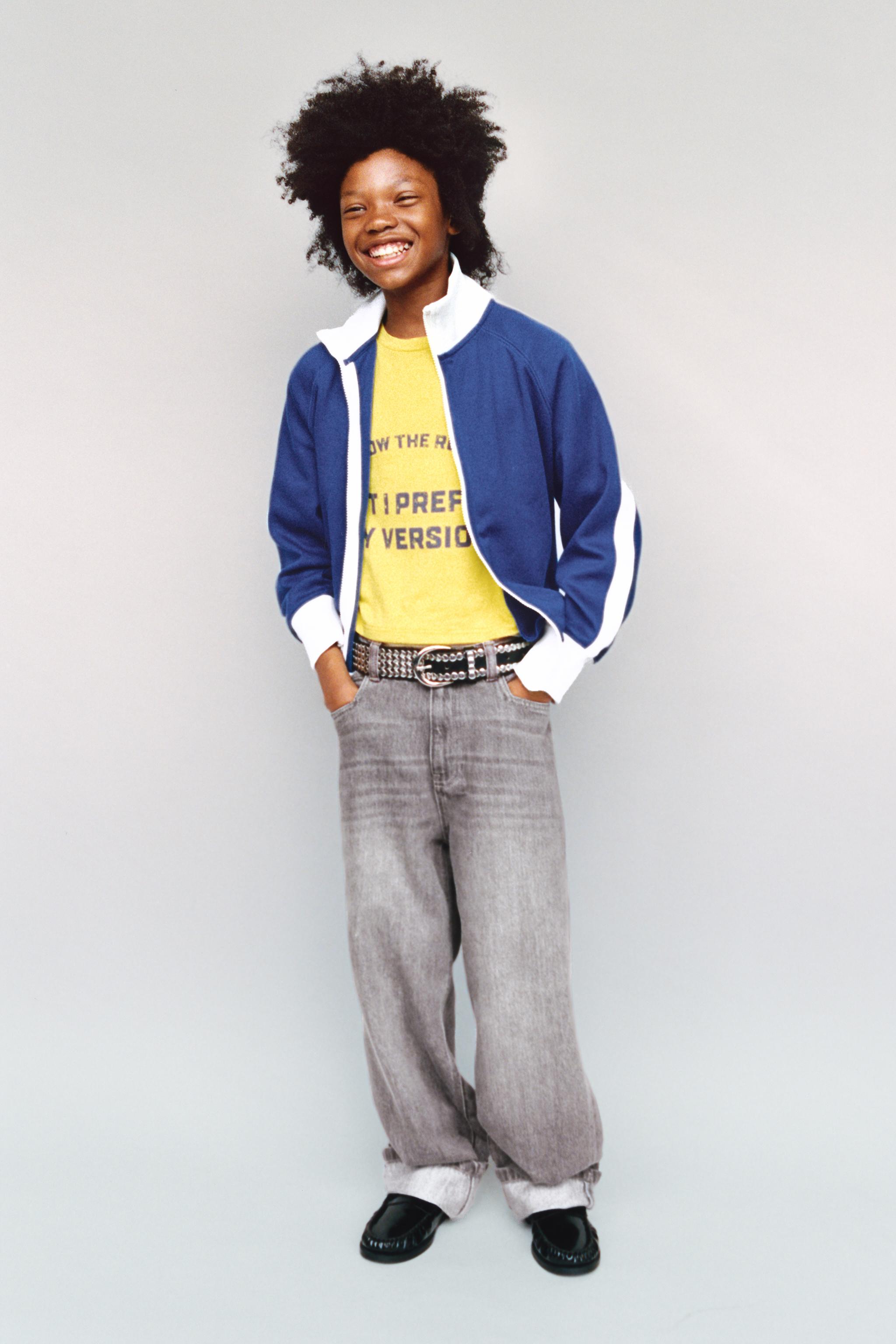 TEXT PRINT T-SHIRT - Bright yellow | ZARA United States