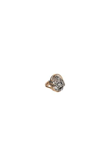 LIMITED EDITION SHIMMER RING - Gold / Silver by Zara
